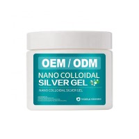 Food Grade Natural Long Lasting Anti bacterial Nano Colloidal Silver Ion Gel With Aloe Vera For Pets Infection Treatment